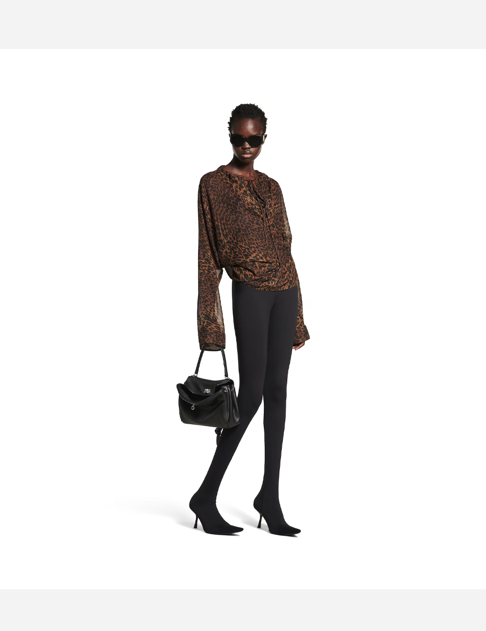 Сумка Balenciaga Rodeo Small Black Silver (7897792AA4U1000)