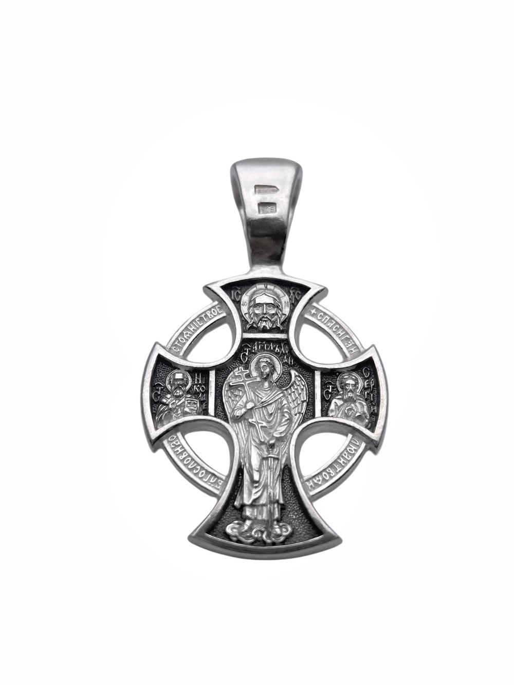 Крест из серебра/Чернение