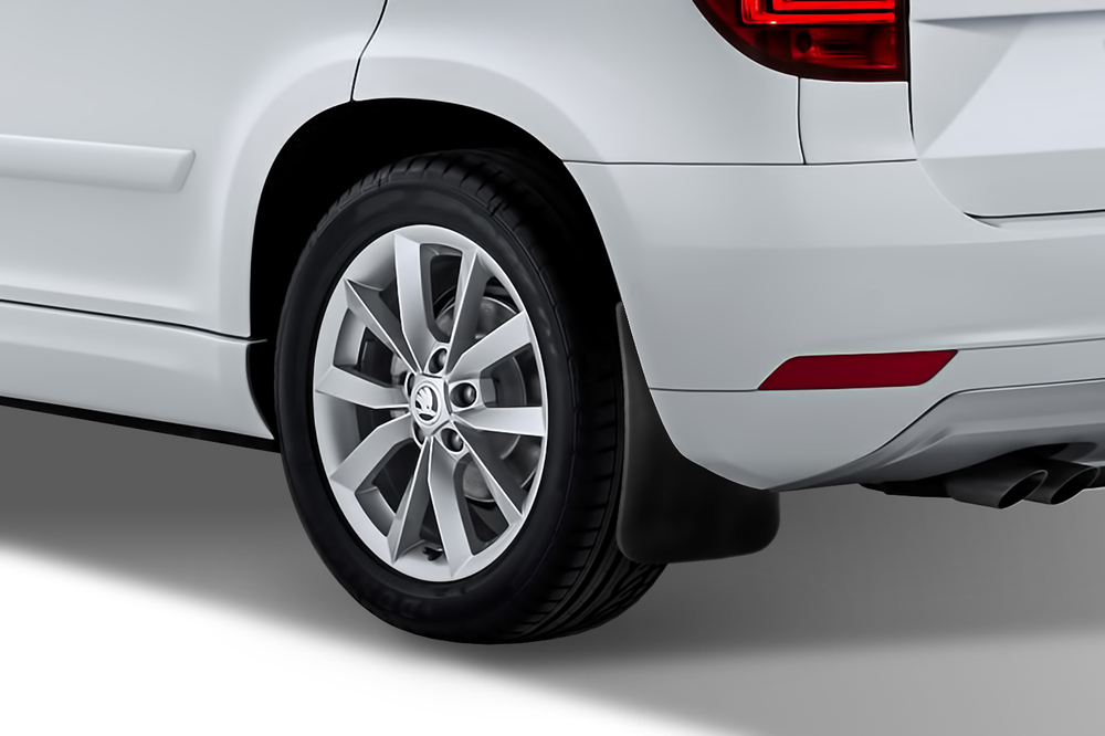 Брызговики задние для SKODA YETI OUTDOOR, 2014- внедорожник 2 шт.(optimum) в пакете арт.NLF.45.17.E13