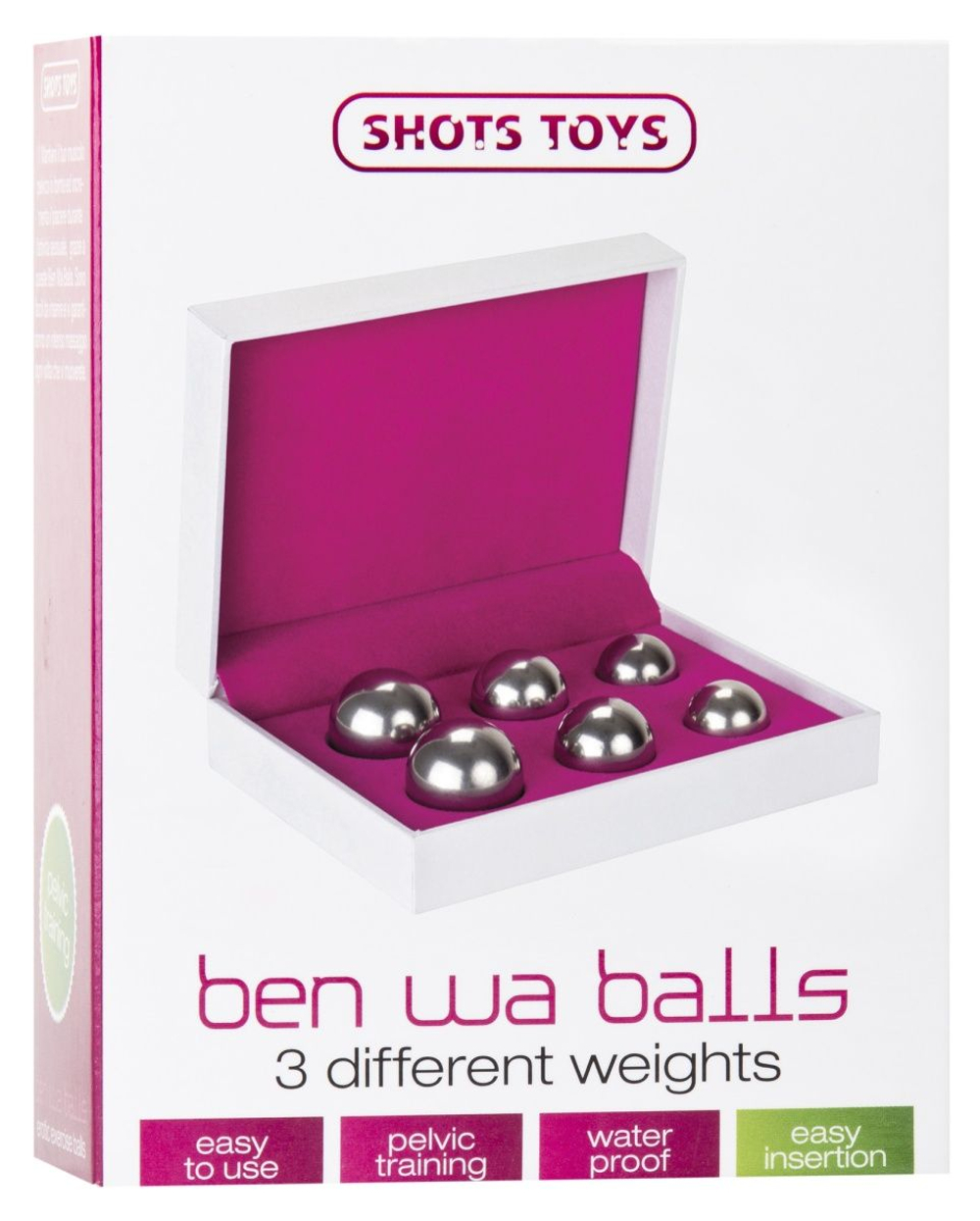 Набор из 6 серебристых вагинальных шариков Ben Wa Balls Set (Цвет: серебристый)