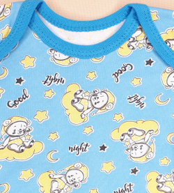Боди Спокойной ночи (голубой)