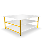 Раскройный стол 2 на 2 метра (2000х2000х850 мм)