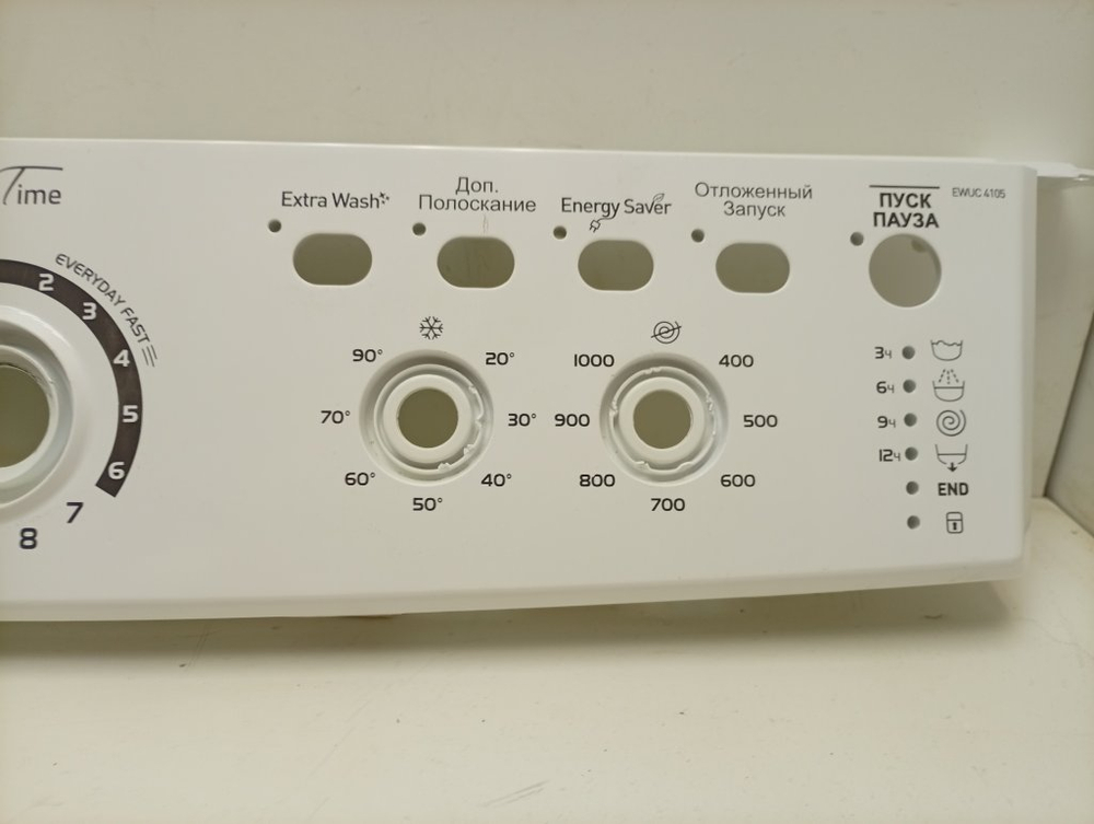 EWUC4105 кт43 Лицевая панель для стиральной машины Indesit 250005867 б/у