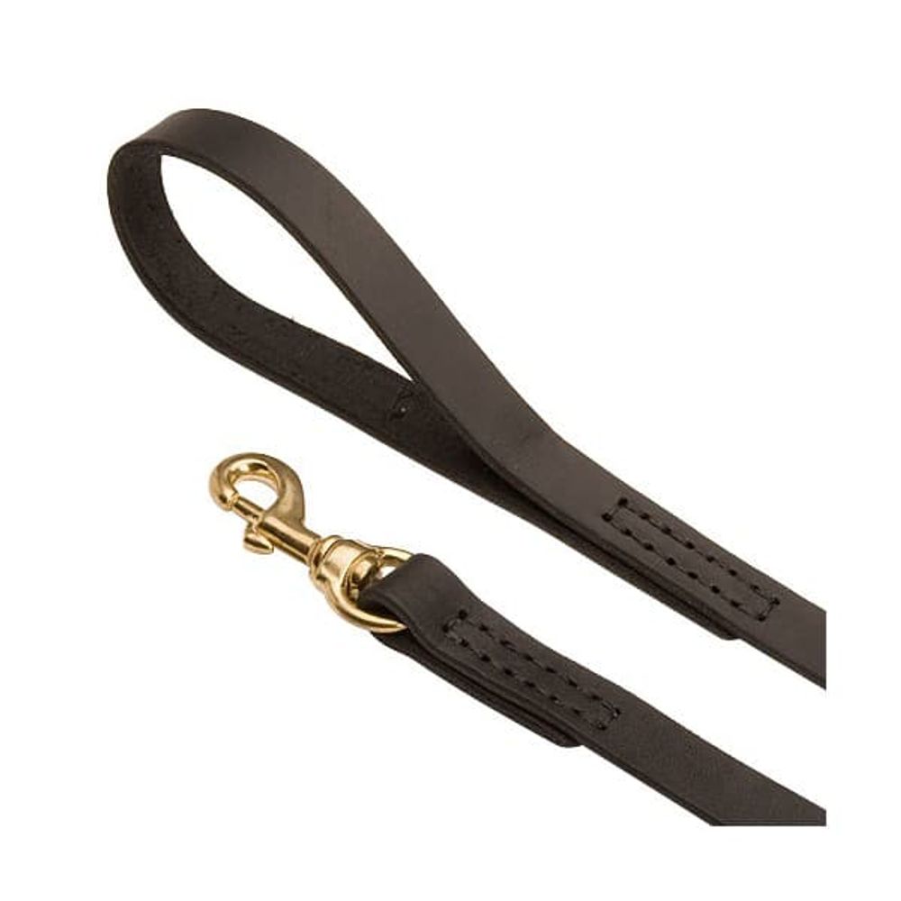 Поводок одинарный, непрошитый (ширина 8мм, длина 122см) черный Поводок одинарный, непрошитый (ширина 8мм, длина 122см) черный