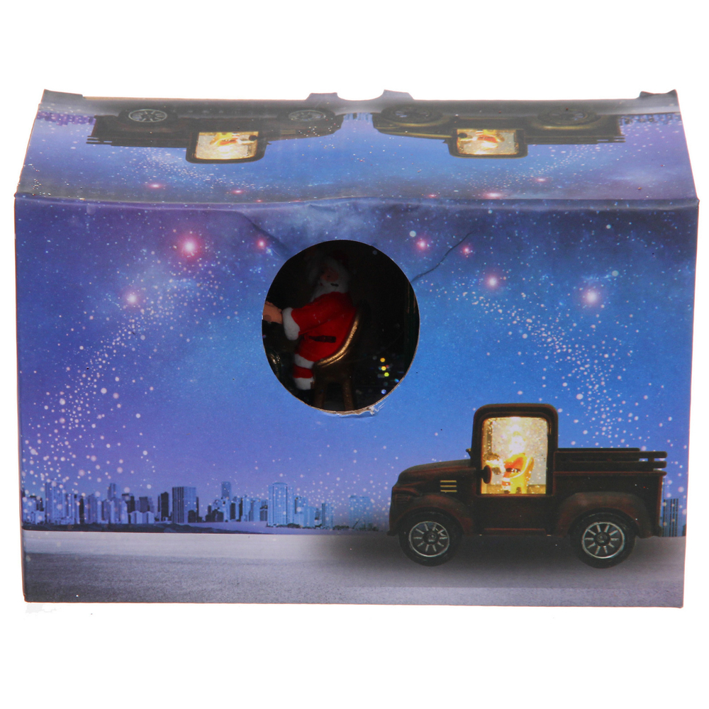 Сувенир с подсветкой «Сказочная машина» 15,5*7*9,5 см, Зелёный