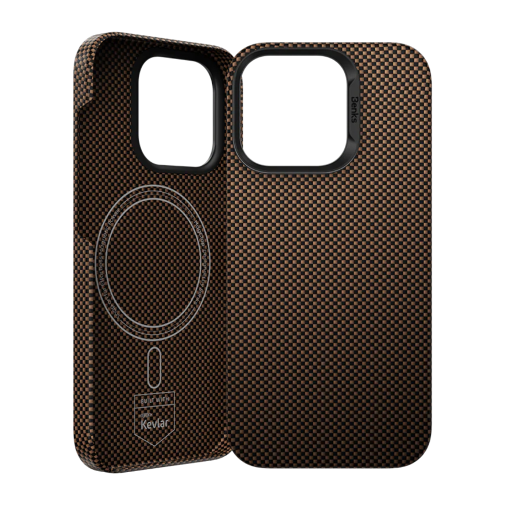 Кевларовый чехол MagSafe Benks ArmorTint для iPhone 16 Plus Тонкий чехол из арамидного волокна DuPont Kevlar плотностью 1000 ден