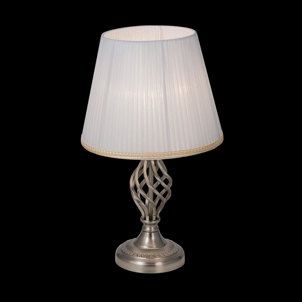 Citilux Вена CL402811 Настольная лампа с абажуром Хром