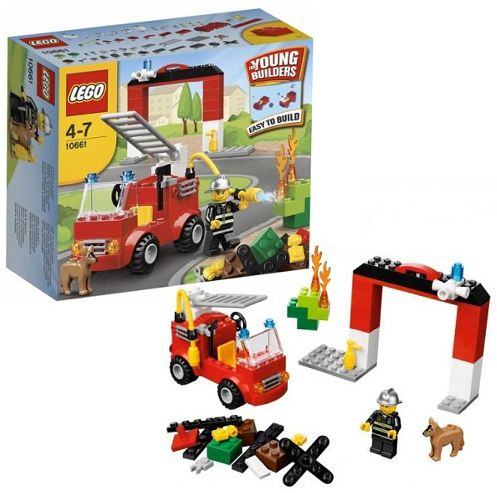 LEGO Creator: Тушение пожара 10661 — My First Fire Station — Лего Креатор Создатель