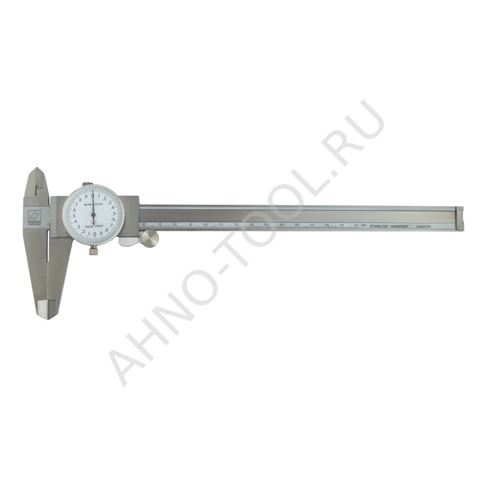 Штангенциркуль с круговой шкалой ШЦК-200-0.02 ГОСРЕЕСТР 89053-23 нерж.сталь ТОЧИНТЕХ