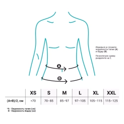 ORLETT IBS-2004. Корсет поясничный с пружинными ребрами