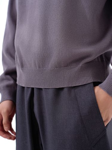 Графитовый джемпер-поло Senseera