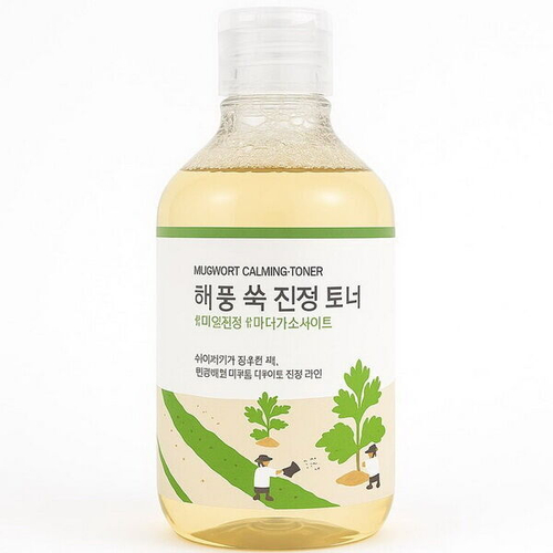 Успокаивающий тоник с полынью Round Lab Mugwort Calming Toner, 300мл