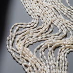 Жемчуг культивированный Кеши, белый, 4*8-9мм