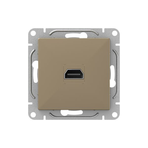 Механизм розетки HDMI, шампань Эпика EKF