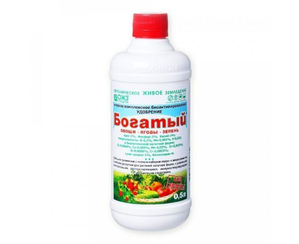 Удобрение универсальное 500мл для овощей, ягод, зелени ОЖЗ Башинком