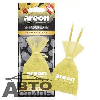 Ароматизатор мешочек  AREON pearls   Vanilla+Black/Ваниль Блэк ЧЗБ