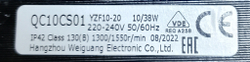 Двигатель QC10CS01 YZF 10-20