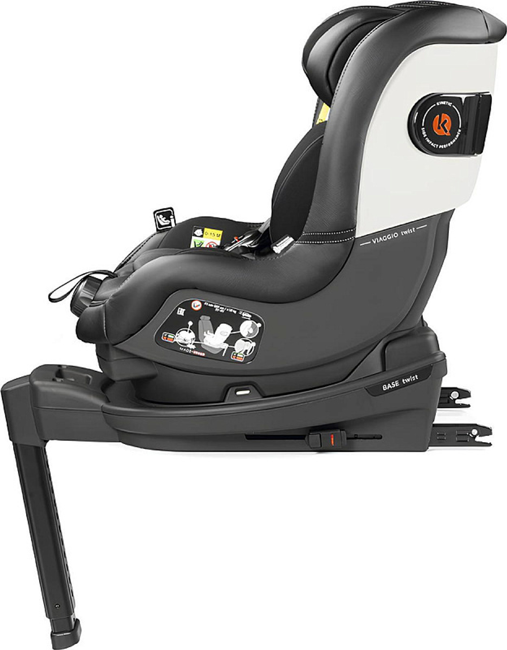 Автокресло Peg Perego Viaggio Twist с базой Twist Base Licorice