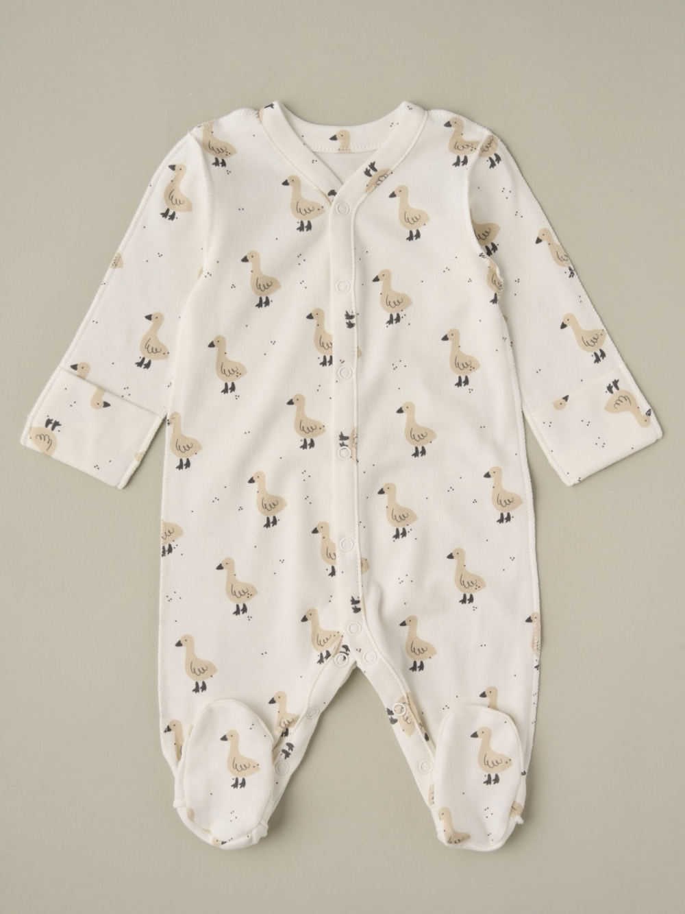 Комбинезон на кнопках "Гуси"