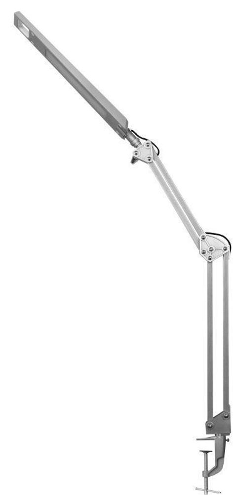 Светильник светодиодный настольный KD-821 C03 8Вт 350лм 230В струбцина 2 уровня яркости серебр. Camelion 13528