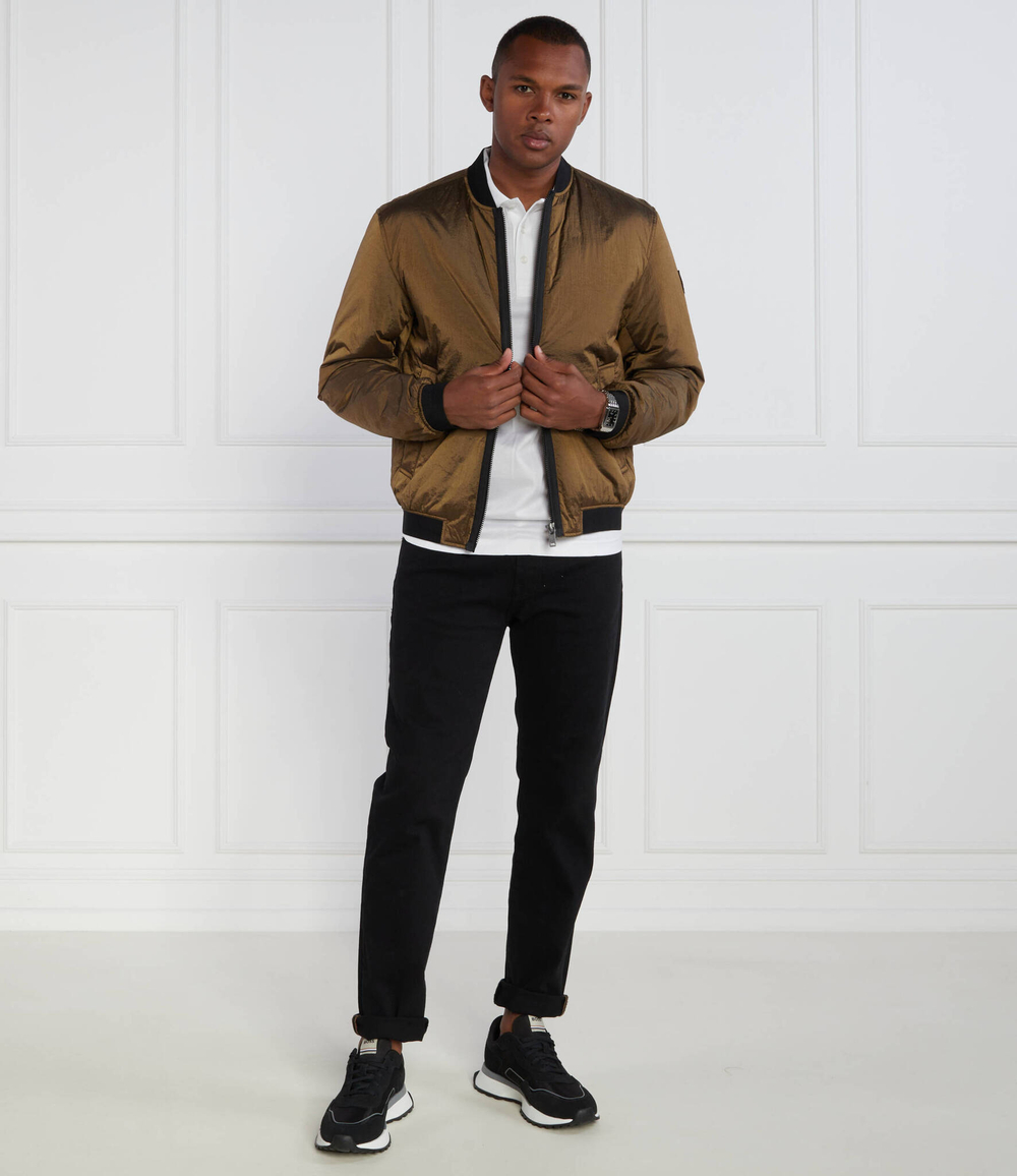 Куртка бомбер Overse BOSS ORANGE - коричневый(50496479)