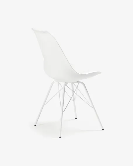 Стул Lars Metal белый | La Forma | Купить в Hallberg.ru
