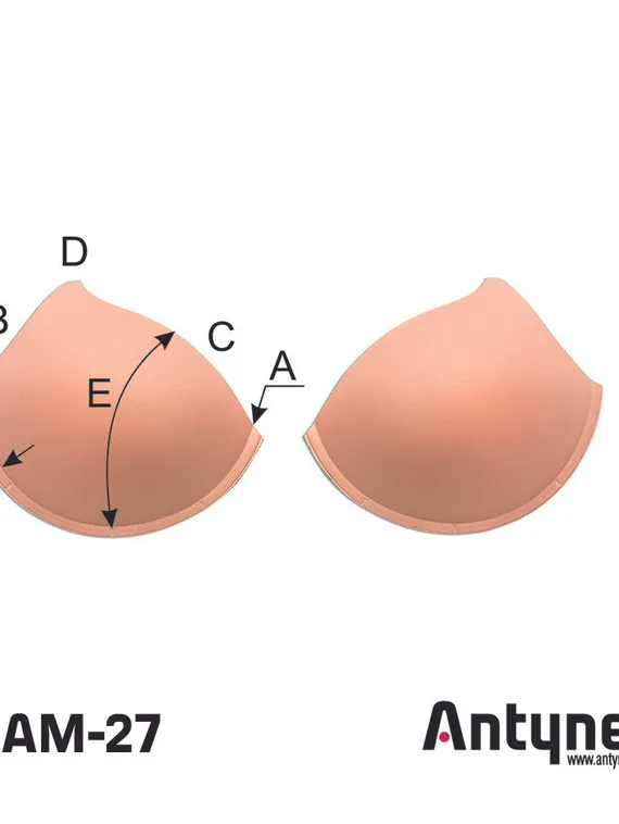 Чашки спейсер АМ-27, 85В-90А-80С-75D-70Е, черный 170