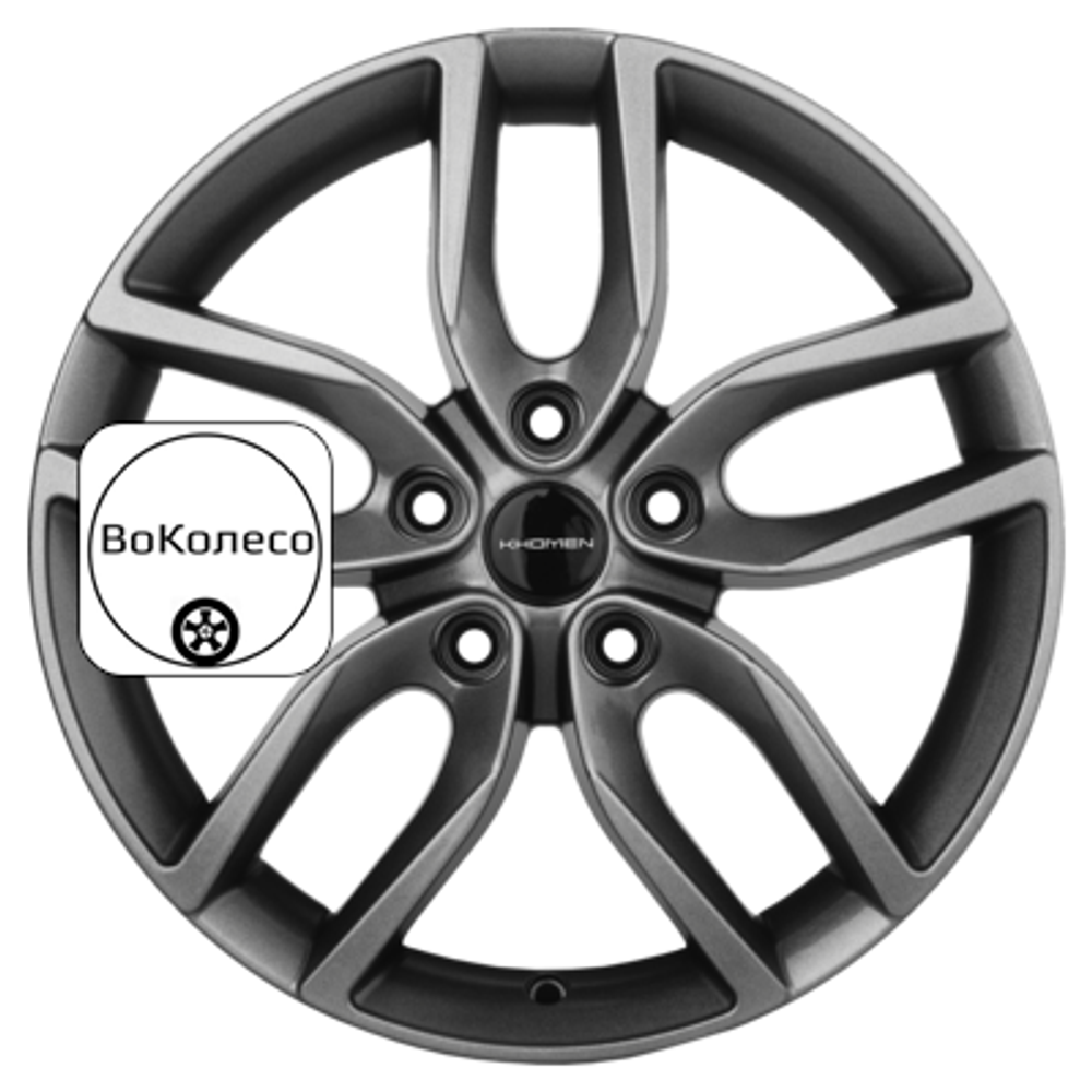 6,5x17/5x114,3 ET49 D67,1 KHW1708 (Hyundai Creta) Gray Khomen Wheels