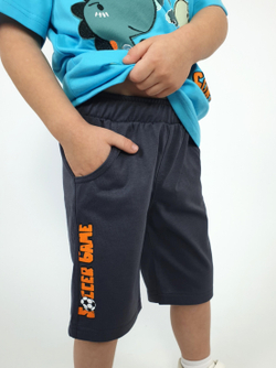 01-137-2 Комплект фуфайка+шорты для мальчика Luneva