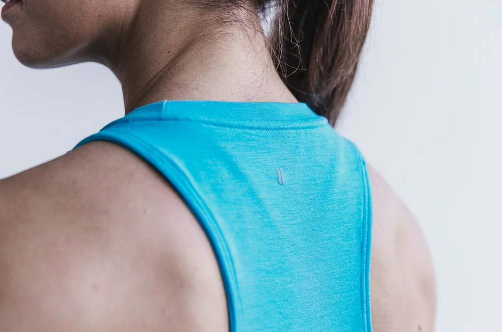 Майка NOBULL голубая