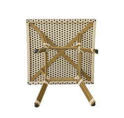 "Кабри" обеденная группа плетеная на 4 персоны, цвет бежево-коричневый