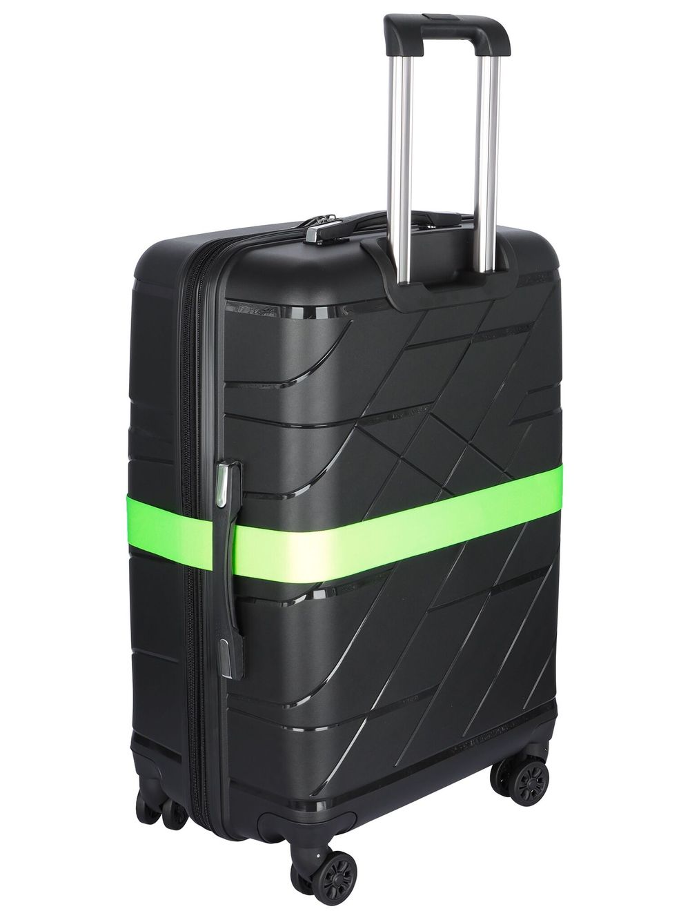 Чемодан 464 / Полипропилен / С Ремнем