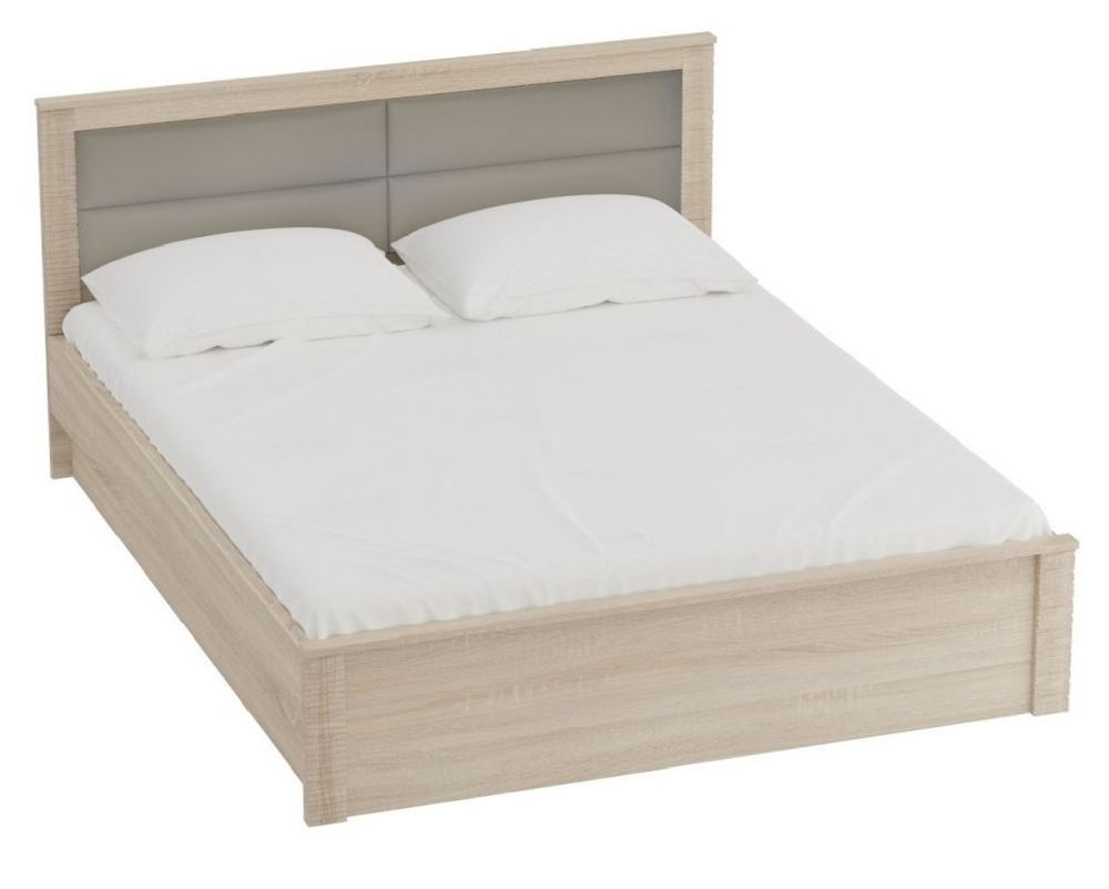 Элана (МебельГрад) Кровать двухместная 1600мм (сонома)