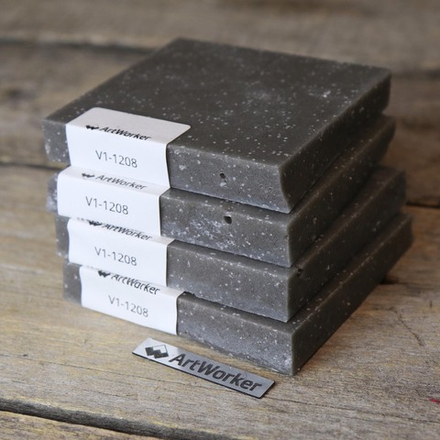 Смальта серого цвета, 300 гр, в кирпичиках V1-1208