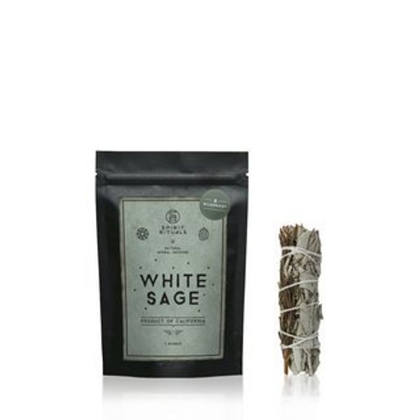 Spirit Rituals White Sage & Rosemary 1 пучок - Калифорнийский белый шалфей