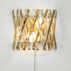 Citilux Ингвар CL334423 Бра хрустальное с выключателем Бронза