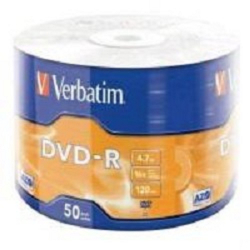 Оптический диск DVD-R Verbatim Диски DVD-R 4.7Gb, 16-x Data Life (50 шт) (43791)