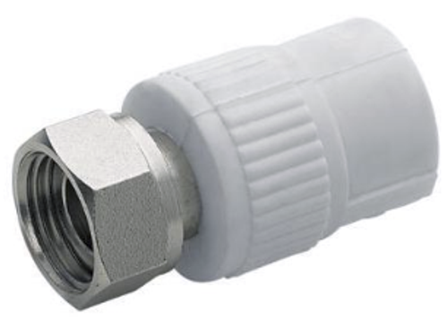 Американка PPR 25*1/2 ВР с накидной гайкой F105.2504