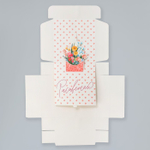 Коробка складная «Расцветай», 26 х 26 х 8 см