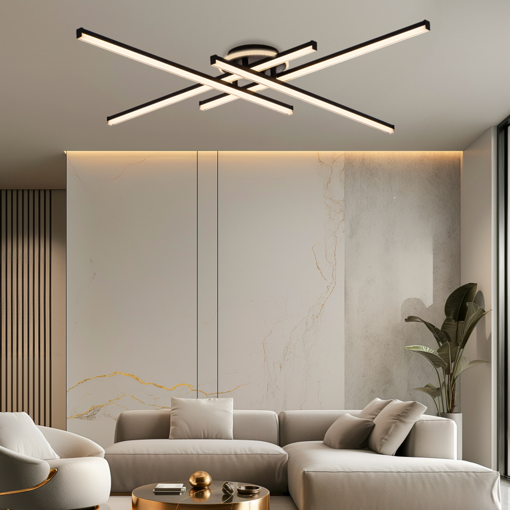 Citilux Trent CL203641 LED Люстра потолочная с пультом Чёрная