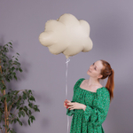 Фольгированный шар-фигура «Облако кремовое» сатин, 69 см