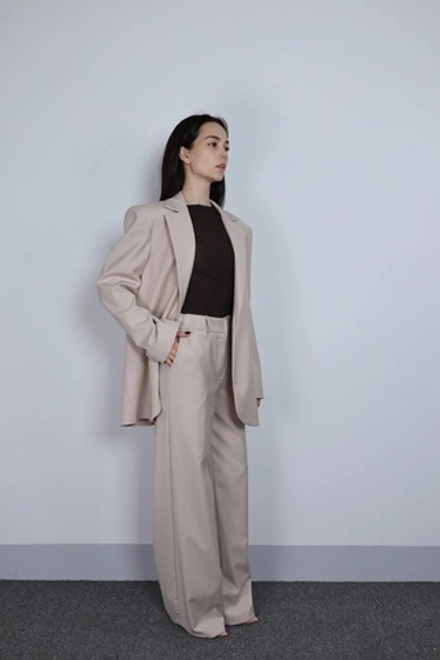 жакет прямого кроя