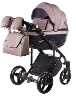 Детская коляска Adamex Chantal 2 в 1 C205 (Т.БЕЖ)