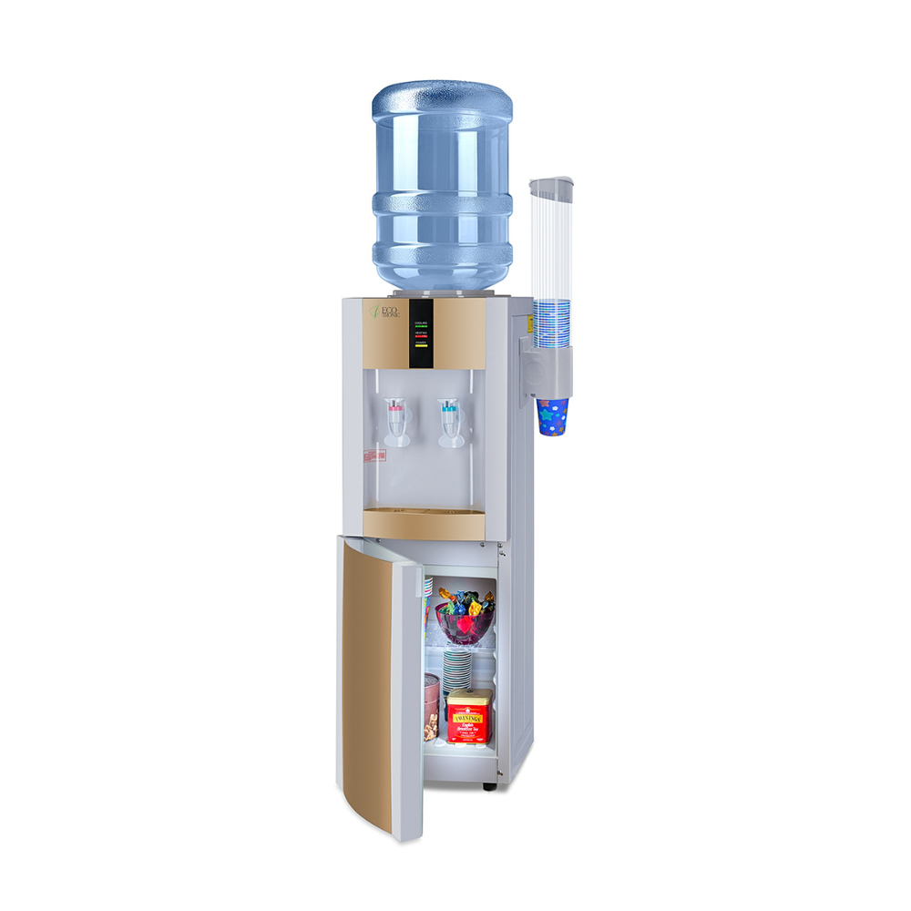 Кулер для воды Ecotronic H1-LCE Gold со шкафчиком