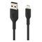 Кабель Belkin BoostCharge Lightning - USB-A 1 м (CAA001btMBK) черный