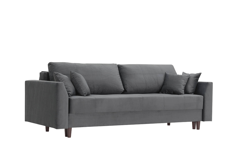 МЯГКАЯ МЕБЕЛЬ, Диван-кровать DAVID NEW. Цвет RIO GRAFFIT