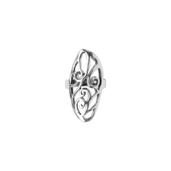 "Ларника" кольцо в серебряном покрытии из коллекции "Витраж" от Jenavi