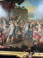 Антикварная картина «Похищение сабинянок»