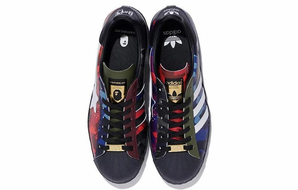 Кроссовки A Bathing Ape X Adidas Originals Superstar