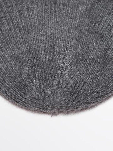 Massimo Dutti Панама из смесового кашемира, серый